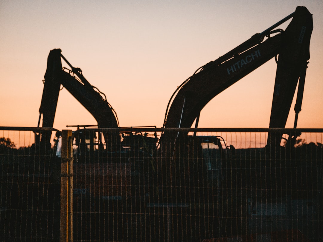 Photo Excavator, construction site